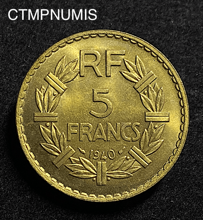 Monnaie Francaise Francs Lavrillier Bronze Alu Sup Ctmp