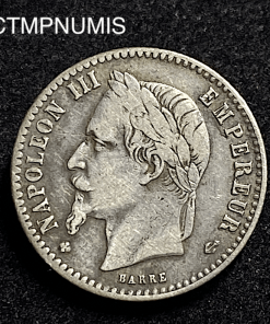 ,50,CENTIMES,ARGENT,NAPOLEON,1867,