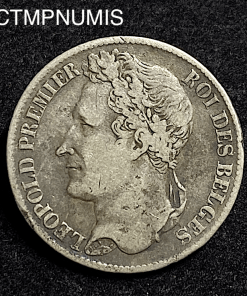 ,BELGIQUE,1,FRANC,ARGENT,1833,