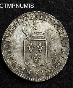 ,1/6,ECU,FRANCS,1721,BORDEAUX,