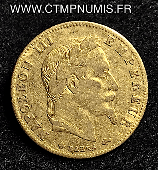 ,5,FRANCS,OR,NAPOLEON,III,1866,BB,STRASBOURG,