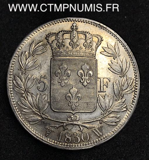 5 FRANCS ARGENT CHARLES X 1830 W LILLE