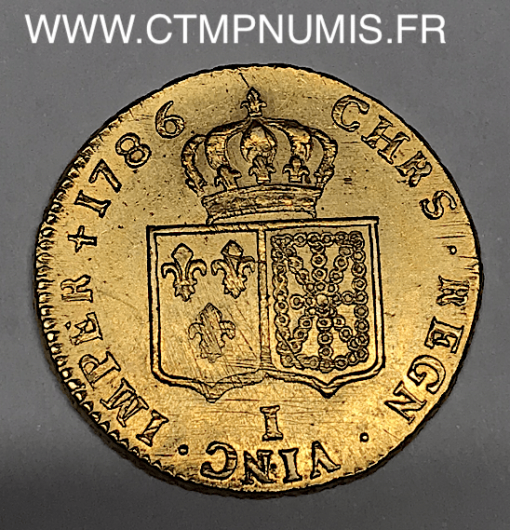 LOUIS XVI DOUBLE LOUIS 1786 I LIMOGES