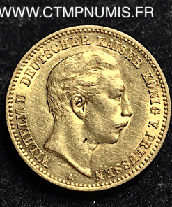 PRUSSE 10 MARK OR GUILLAUME II 1906 A