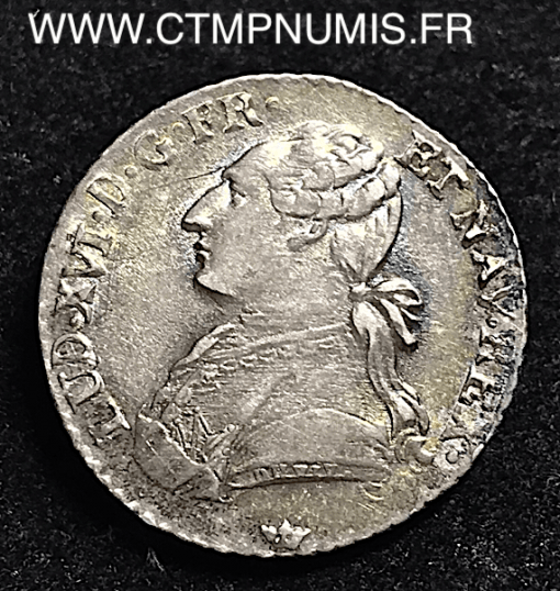 LOUIS XVI 1/10 ECU ARGENT 1779 M TOULOUSE