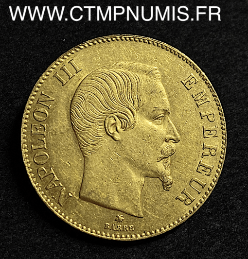 100 FRANCS OR NAPOLEON III 1859 STRASBOURG