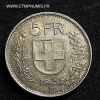 SUISSE 5 FRANCS ARGENT 1952 B BERNE