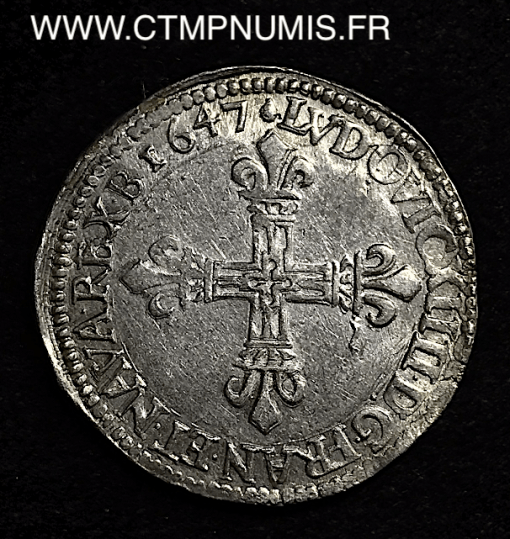 ,ROYALE,LOUIS,XIV,1/4,ECU,1647,M,TOULOUSE,