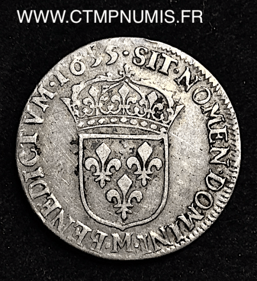 ,ROYALE,LOUIS,XIV,1/4,ECU,1655,M,TOULOUSE,