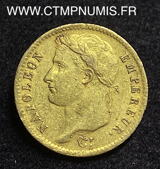 ,20,FRANCS,OR,NAPOLEON,I,1810,K,BORDEAUX,