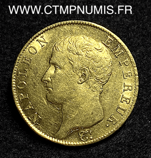 ,40,FRANCS,OR,NAPOLEON,EMPEREUR,AN,13,PARIS,