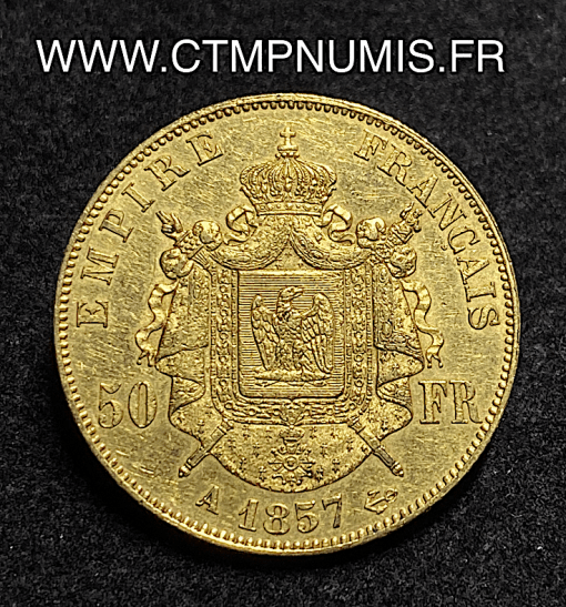 ,EMPIRE,50,FRANCS,NAPOLEON,III,1857,A,PARIS,