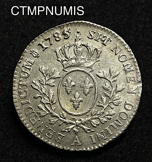 ,LOUIS,XVI,1/5,ECU,ARGENT,1785,