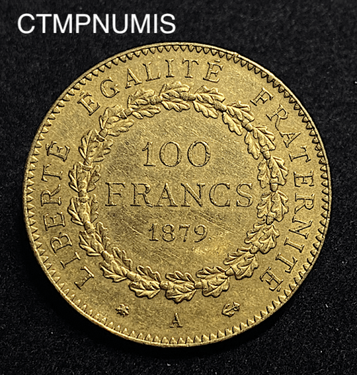 ,MONNAIE,100,FRANCS,OR,GENIE,1879,