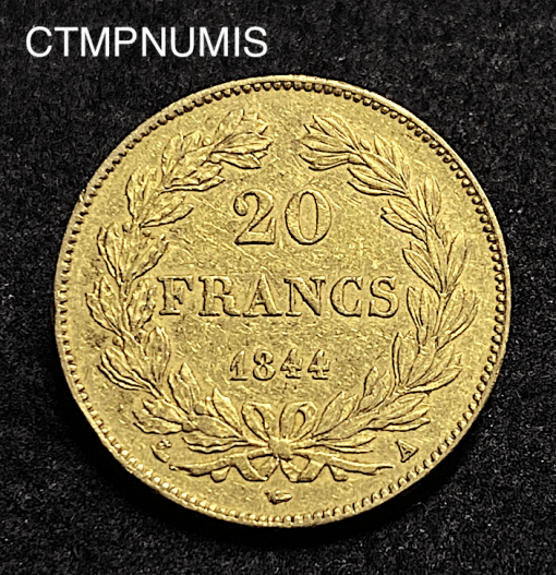 ,MONNAIE,ROYALE,20,FRANCS,OR,LOUIS,PHILIPPE,1844,