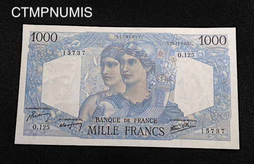 ,BILLET,FRANCAIS,1000,FRANCS,MINERVE,HERCULE,1945,NEUF,