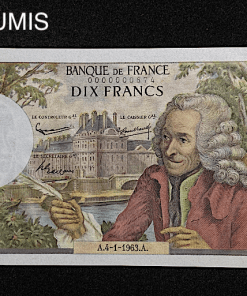 ,BILLET,FRANCAIS,10,FRANCS,VOLTAIRE,1963,A1,NEUF,