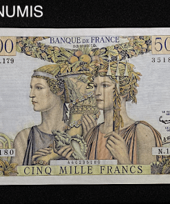 ,BILLET,FRANCAIS,5000,FRANCS,TERRE,MER,1957,SPL,