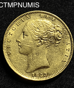 ,MONNAIE,1,SOUVERAIN,OR,VICTORIA,1853,