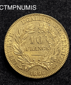 ,MONNAIE,10,FRANCS,OR,CERES,1896,