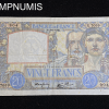 ,BILLET,20,FRANCS,SCIENCE,TRAVAIL,1942,