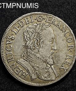 ,MONNAIE,ROYALE,TESTON,HENRI,II,1554,PARIS,MOULIN,