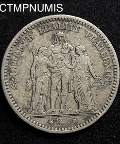 ,MONNAIE,5,FRANCS,ARGENT,HERCULE,1871,CAMELINAT,