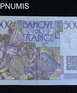 ,BILLET,500,FRANCS,CHATEAUBRIAND,1946,