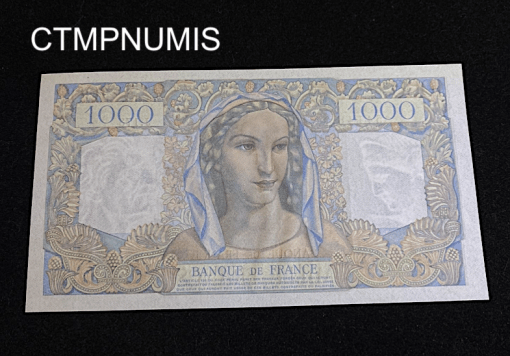 ,BILLET,1000,FRANCS,MINERVE,1946,