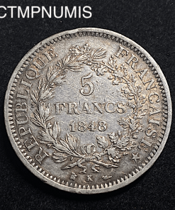 ,MONNAIE,5,FRANCS,ARGENT,1848,BORDEAUX,