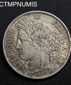 ,MONNAIE,5,FRANCS,ARGENT,CERES,1849,