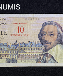 ,BILLET,10,NF,SURCHARGE,1000,FRANCS,RICHELIEU,1957,