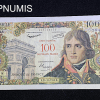 ,BILLET,100,NF,SURCHARGE,10000,FRANCS,BONAPARTE,1958,