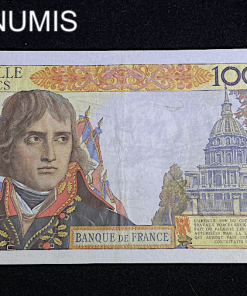 ,BILLET,100,NF,SURCHARGE,10000,FRANCS,BONAPARTE,1958,