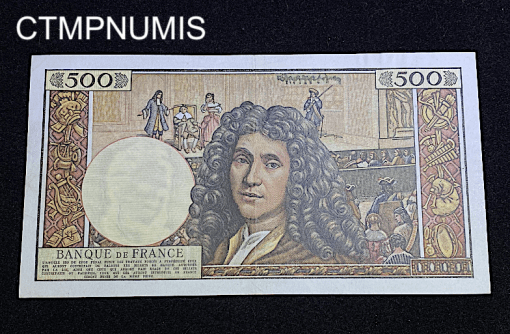 ,BILLET,500,NOUVEAUX,FRANCS,MOLIERE,1963,SUP,