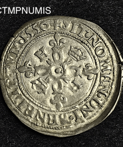 ,MONNAIE,TOULOUSE,HENRI,II,DOUZAIN,1550,