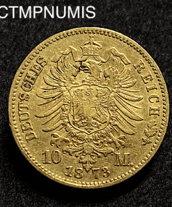 ,MONNAIE,ALLEMAGNE,PRUSSE,10,MARK,OR,1873,C,