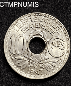 ,MONNAIE,10,CENTIMES,LINDAUER,1917,FDC,