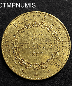 ,MONNAIE,100,FRANCS,OR,GENIE,1882,