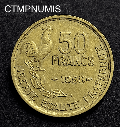 ,MONNAIE,50,FRANCS,GUIRAUD,1958,