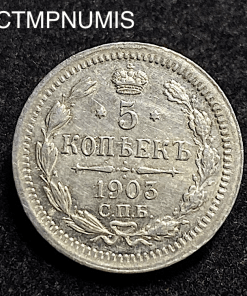 ,MONNAIE,RUSSIE,5,KOPECK,ARGENT,1903,