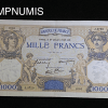 ,BILLET,1000,FRANCS,CERES,MERCURE,1938,