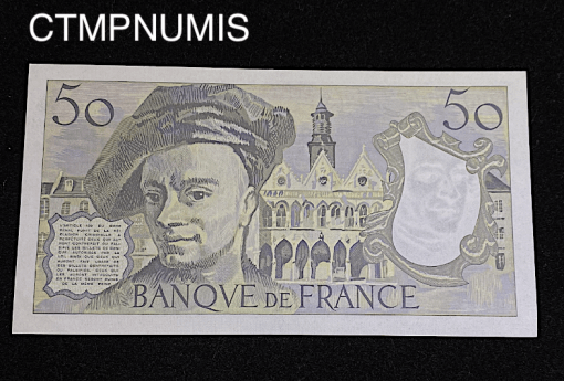 ,BILLET,50,FRANCS,QUENTIN,TOUR,1980,