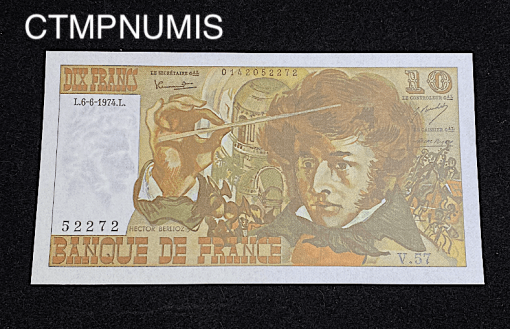 ,BILLET,10,FRANCS,BERLIOZ,1974,NEUF,