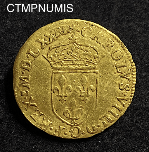 ,ROYALE,ECU,OR,CHARLES,IX,1570,TOULOUSE,