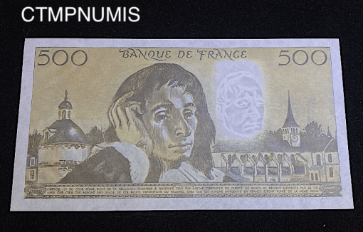 ,BILLET,500,FRANCS,PASCAL,1981,SPL,