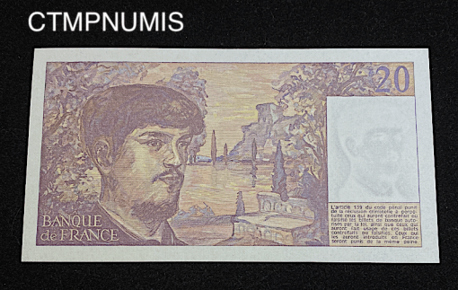 ,BILLET,20,FRANCS,DEBUSSY,1980,NEUF,