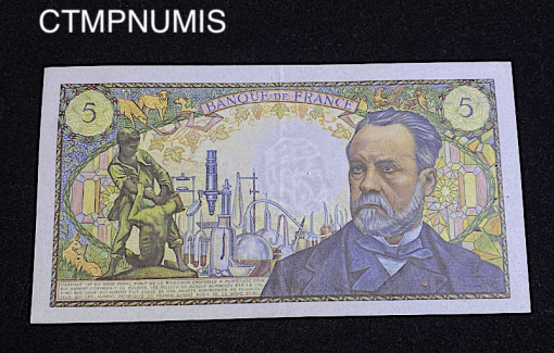 ,BILLET,5,FRANCS,PASTEUR,1966,