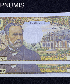 ,BILLET,5,FRANCS,PASTEUR,1966,