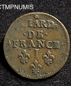 ,MONNAIE,LOUIS,XIV,LIARD,1656,I,LIMOGES,